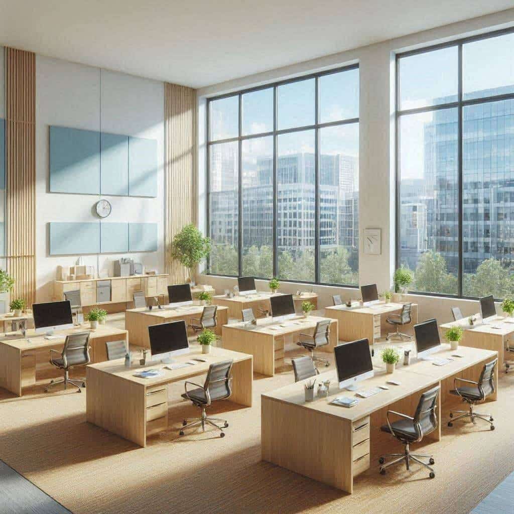 员工关怀组在写字楼办公落实办公家具布局时为何容易因照明方案换季调整返工